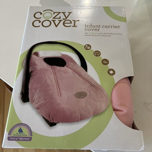 Cozy Cover Other - Cozy Cover Infant Carrier Cover - Secure Baby Car Seat Cover - Pink
